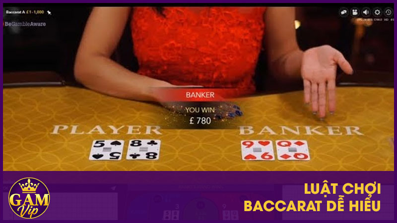 Luật chơi Baccarat dễ hiểu