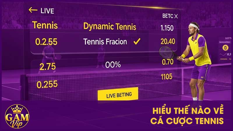 Cá Cược Tennis: Chơi Vui Thưởng Lớn Theo Từng Đường Bóng 2 Hiểu thế nào về cá cược tennis?