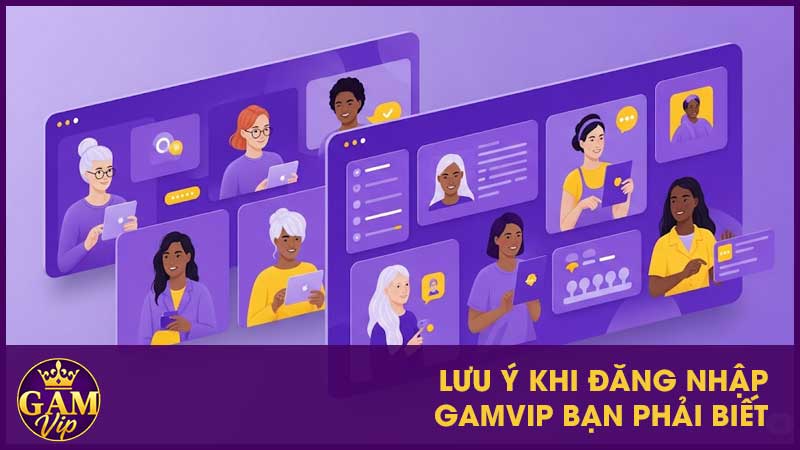 Lưu ý khi đăng nhập GamVip bạn phải biết