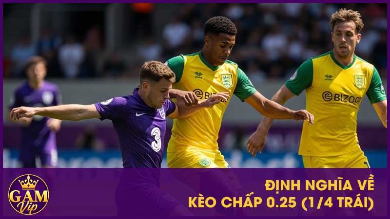 Kèo Chấp 0.25 (1/4 Trái) Là Gì? Cách Tính Thắng Thua & Mẹo Chơi Hiệu Quả 2 Định nghĩa về kèo chấp 0.25 (1/4 trái)