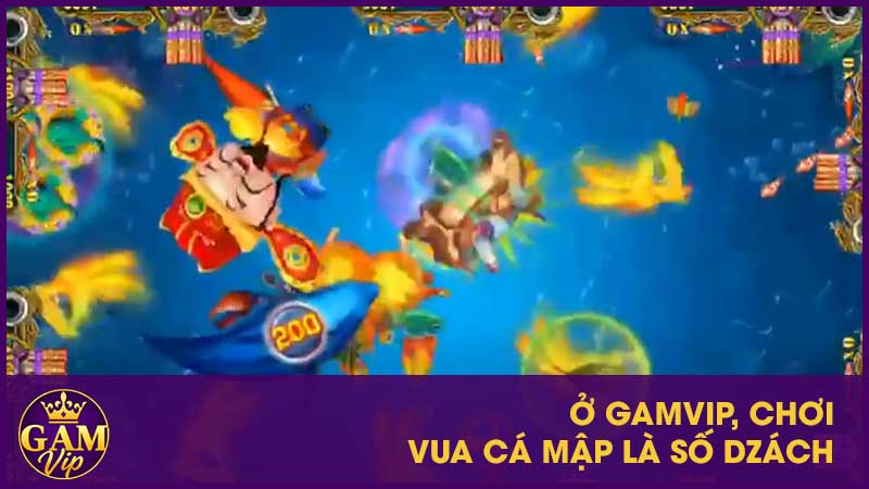 Vua Cá Mập Gamvip - Hốt Shark Lụm Thưởng Dễ Dàng 2 Ở GamVip, chơi Vua Cá Mập là số dzách